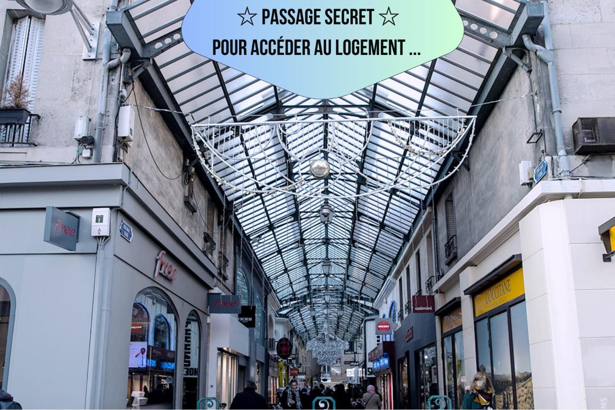 Passage Secret - Ideal Pro, Couples, Familles & Amis - Le Calme En Hypercentre - Wifi Haut Debit - Netflix - Machine A Laver - Gare, Cathedrale, Commerces, Restaurants & Transports En Commun A Moins De 10 Minutes A Pied Reims Bagian luar foto